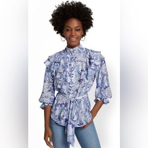 Brand new polyester button up shirt. Size is an XXL, fits like a Large.